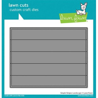 Lawn Fawn Lawn Cut - Simple Stripes Landscape